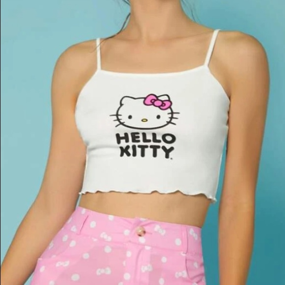 Hello kitty crop top